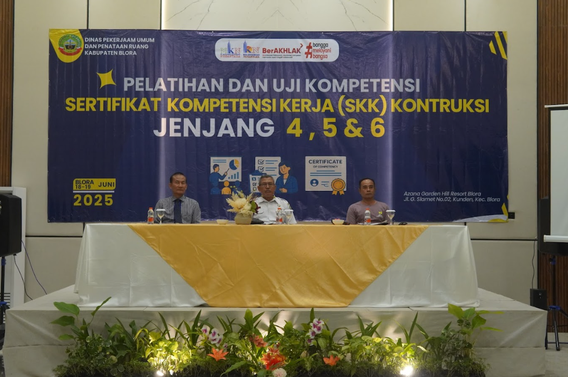 Kegiatan Pembukaan SKK Tenaga Kerja Konstruksi Tahun 2025 Kabupaten Blora